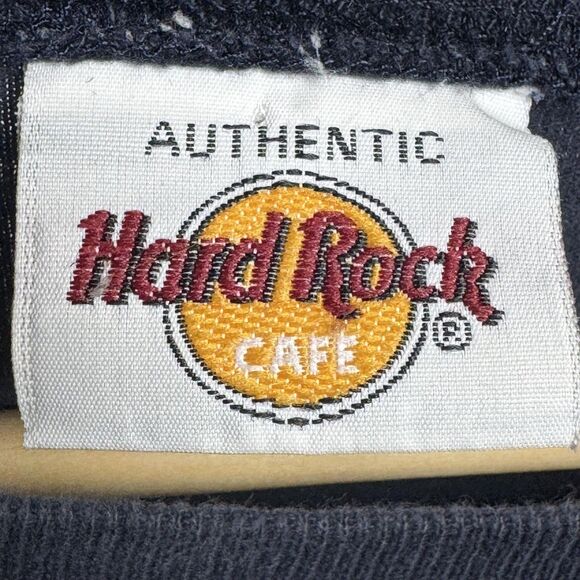 Vintage Hard Rock Cafe Shirt Mens Extra Large Kobe Japan Long Sleeve Striped 90s - Picture 5 of 10